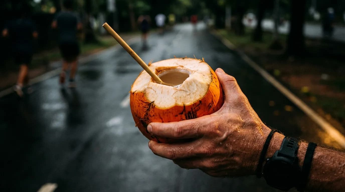 King Coconut Water fur Sportler -- Elektrolyte und Nahrstoffe im Vergleich zu Sportgetranken