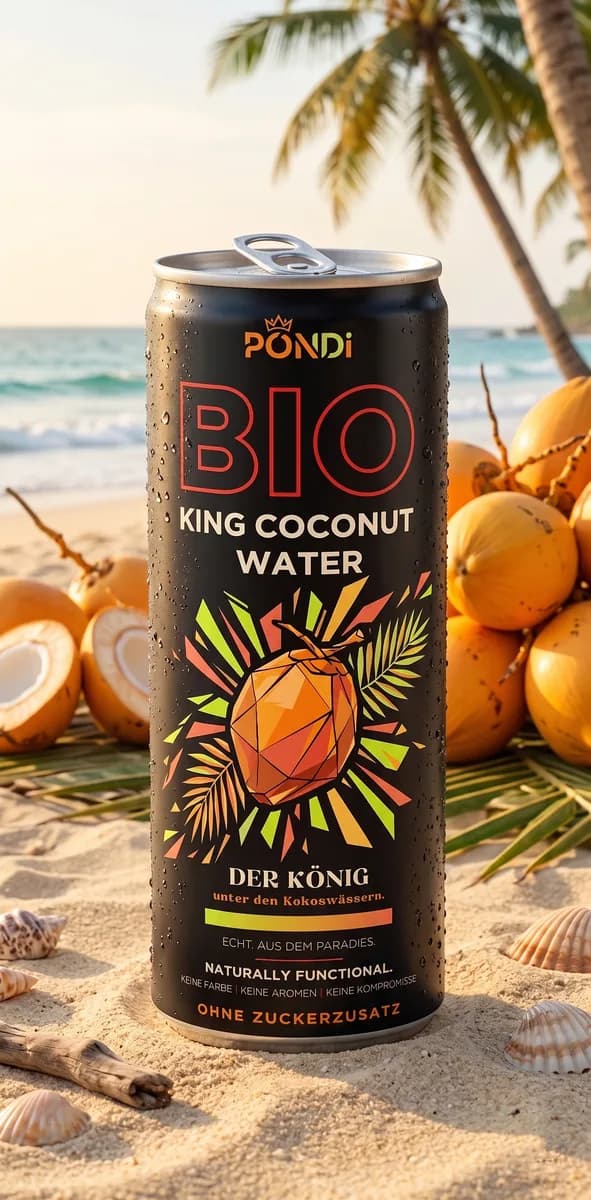 PONDI BIO King Coconut Water 250ml Dose